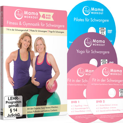 Damen Accessoires Sonstige Accessoires 2 Fitness Workout Schwangere Schwangerschaft DVDs 